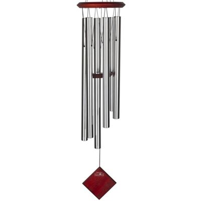 Earth Chime Silver with Dark Wood Finish